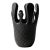 Crown Vase in Black Stone For Sale