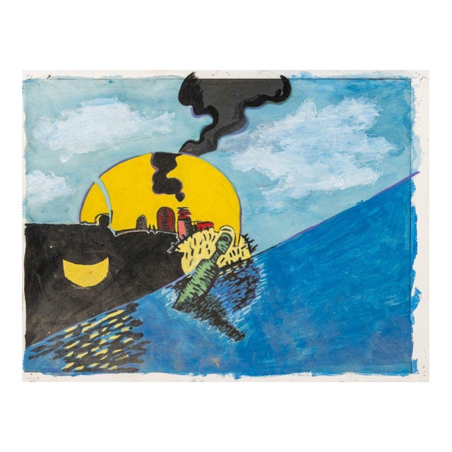 Domenick Capobianco Head of Orpheus Acrylic For Sale