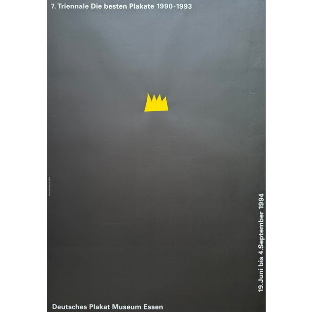 7th Triennial the Best Posters by Hans Günter Schmitz, Germany, 1990 For Sale - Image 13 of 13