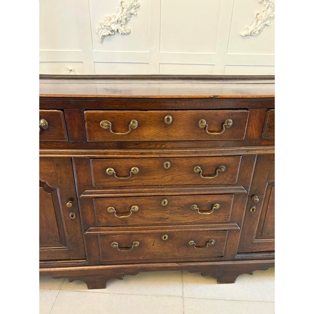 Antique 18th Century George III Oak Welsh Dresser, 1750s For Sale - Image 4 of 9