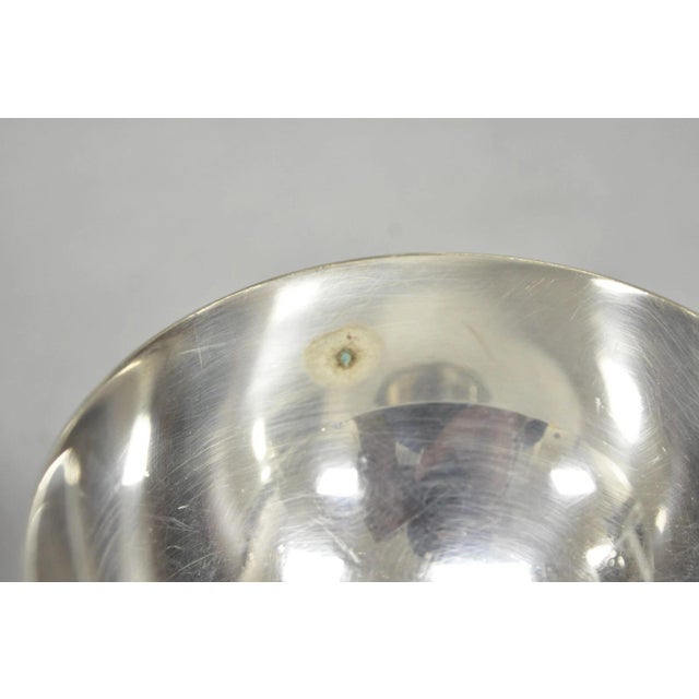 Silver Vintage Victorian Silver Plated Footed Twin Handle Punch Bowl Set W/ 12 Cups For Sale - Image 8 of 18