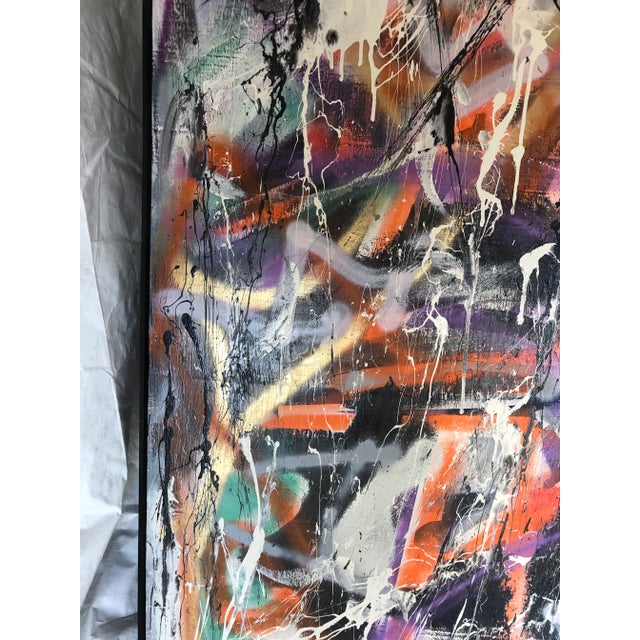 Erik Sulander Abstract O/B Original by Erik Sulander 39x76 For Sale - Image 4 of 7