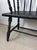 Wood Antique Black Painted Deacons Bench For Sale - Image 7 of 18