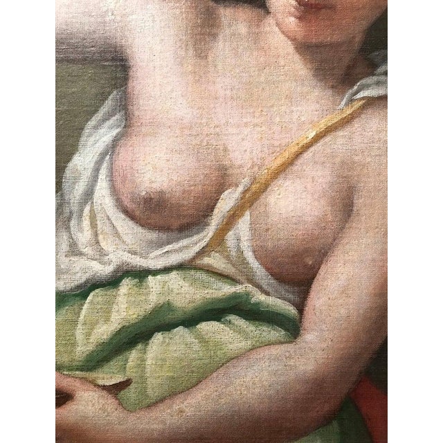 Jacopo da Empoli, Temperance, Oil on Canvas, Late 16th Century, Framed For Sale - Image 6 of 12