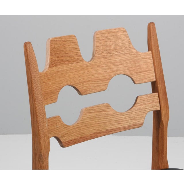 Model Razoblade Oak Dining Chair attributed to Henning Kjærnulf, Denmark, 2023 For Sale - Image 3 of 9