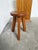 Frencg Elm Tripod Stool, 1960s For Sale - Image 3 of 12