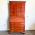 Traditional Vintage Georgian Red Secretary Desk For Sale - Image 3 of 12