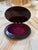 Vintage Italian Oval Vanity Box With Smoked Mirror For Sale In Los Angeles - Image 6 of 7