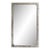 19th Century France Antique White Wood Mirror For Sale