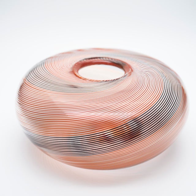 Limited Edition Filigrana Glass Vase by Mario Colelli and Hertha Bengtson for Rosenthal, Late 20th Century For Sale - Image 11 of 11