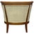 Wood Vintage Traditional American Style Statton Furniture Mahogany & Textured Slub Upholstery Club Chair For Sale - Image 7 of 12