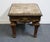 Rustic European Ashley Furniture Casa Mollino Mediterranean Old World Style 28" Square Accent End Table - Dark Brown Finish W. Granite Top T953-2 For Sale - Image 3 of 9