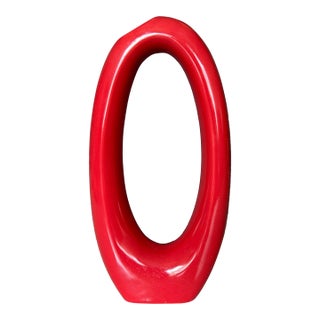 Vintage Jaliang Asymmetrical Base Vase For Sale