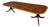 Traditional Mahogany Scallop Cornered Dining Table by Leighton Hall - Showroom Sample For Sale