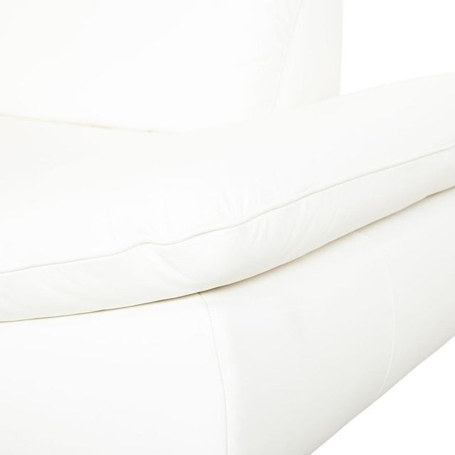 White Leather Corner Sofa from Willi Schillig For Sale - Image 6 of 16