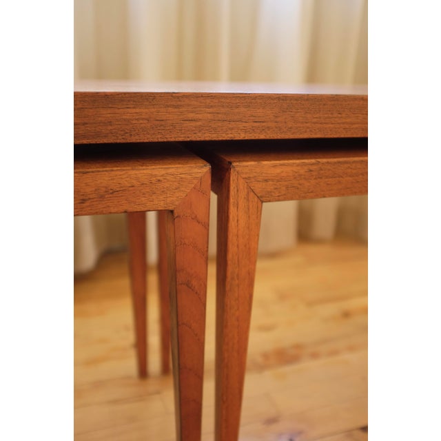 1960s Set of Three Nesting Table by Severin Hansen For Sale - Image 9 of 18