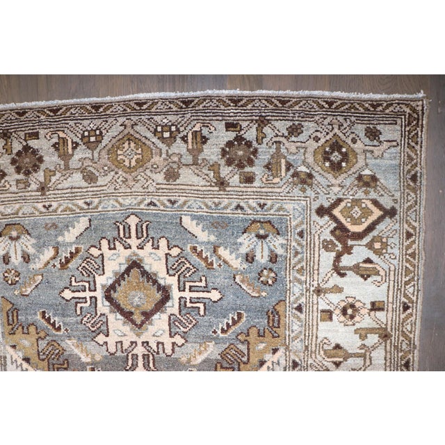 Persian Malayer Small Antique Runner rug no. j5182 For Sale - Image 9 of 11