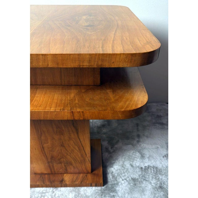 1930s Art Deco French Square Occasional Table For Sale - Image 9 of 12