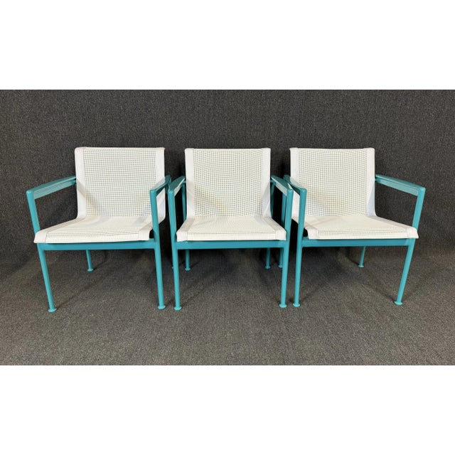 Six Vintage Mid Century Modern 1966 Leisure Collection Patio Dining Chairs by Richard Schultz for Knoll, Attributed For Sale In Palm Springs - Image 6 of 11
