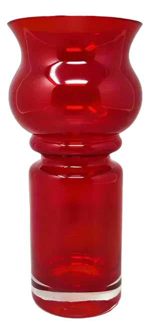 Tulip Vase from Riihimaki/Riihimaen Lasi Oy, 1970s