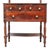 Traditional Early 19th Century Sheraton Carved Mahogany 3 Drawer Dressing Table With Barley Twist Legs & Mirror For Sale - Image 3 of 16