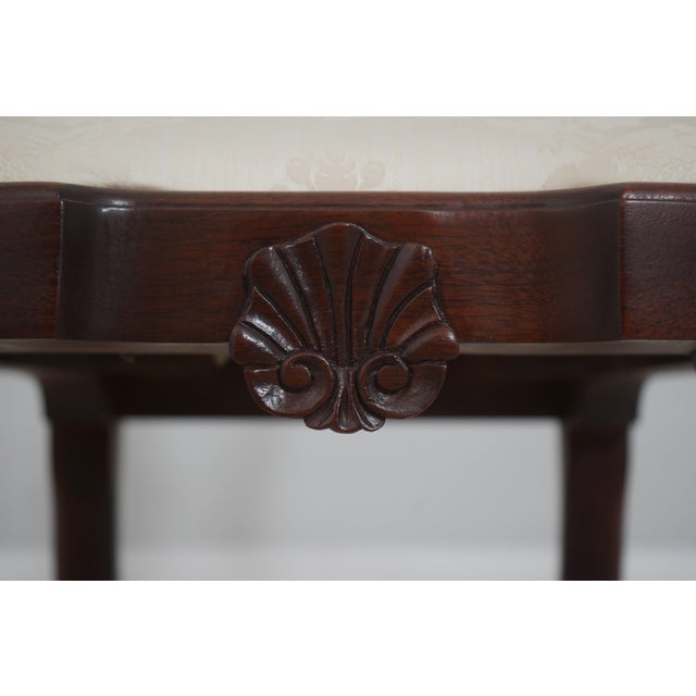 Set of 8 Stickley Colonial Williamsburg Mahogany Dining Room Chairs For Sale - Image 13 of 18