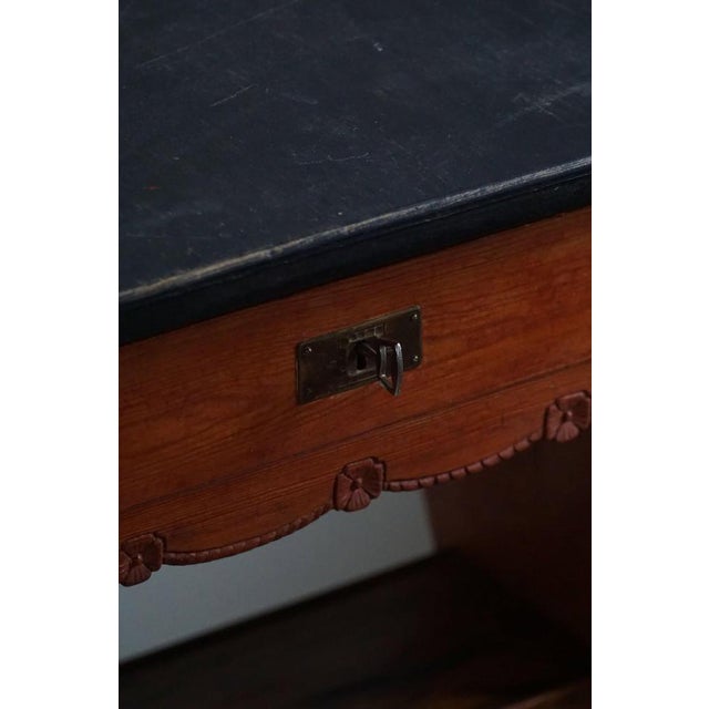 19th Century Swedish Gustavian Style Pine Desk / Table For Sale - Image 15 of 18