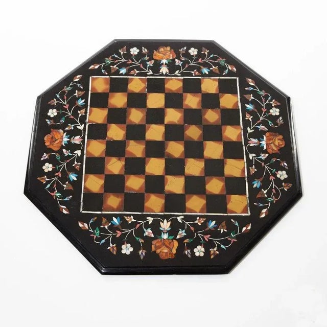 Mosaic Chessboard in Natural Stone For Sale - Image 5 of 5
