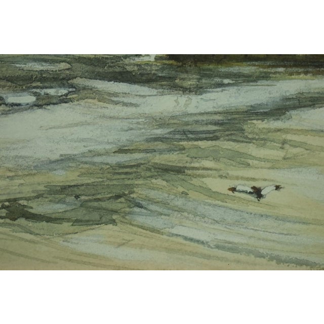 Traditional Mid 20th Century Scottish Watercolour on Way to Oban For Sale - Image 3 of 6