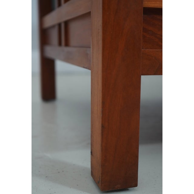 Brown Thomas Moser Winward Cherry Leather Sofa For Sale - Image 8 of 18