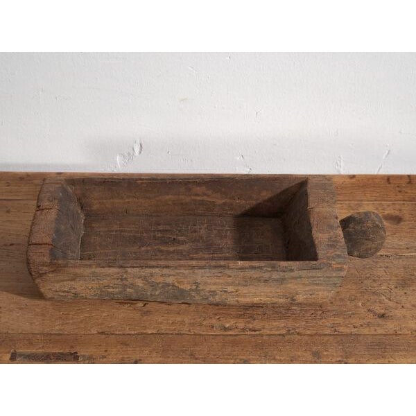 Brown Antique Chinese Wooden Trough For Sale - Image 8 of 10