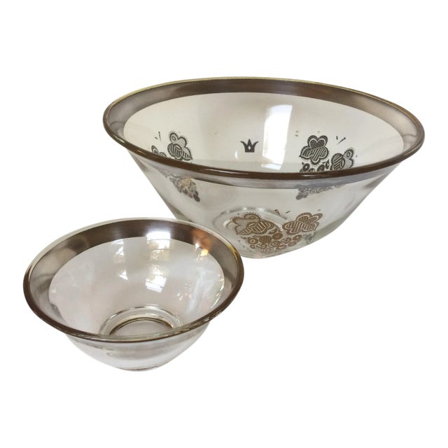 Vintage Georges Briard Chip and Dip Bowl Set For Sale