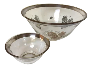 Vintage Georges Briard Chip and Dip Bowl Set