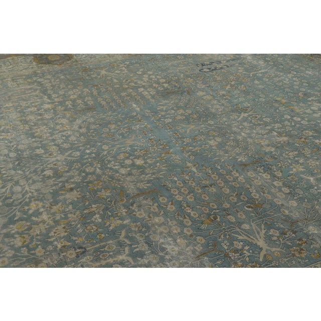 Rug & Kilim Oversized Antique 20th Century Indo-Persian Rug With Floral Vinery - Rug & Kilim For Sale - Image 4 of 11