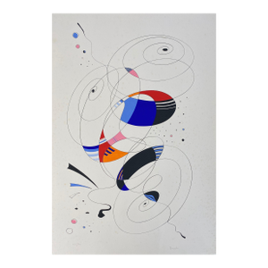 Renzo EusebiItalian Artist Abstract Lithograph