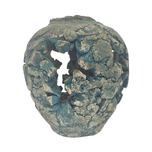 1960s–1970s Stan Langtwait Shapes of Clay Brutalist Sculptural Vessel For Sale - Image 4 of 13