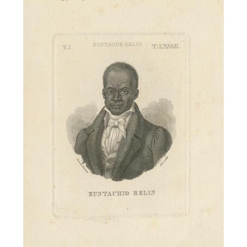 After Adèle Jarry de Mancy, Eustache Belin Portrait, Engraving, 1830 For Sale - Image 9 of 9
