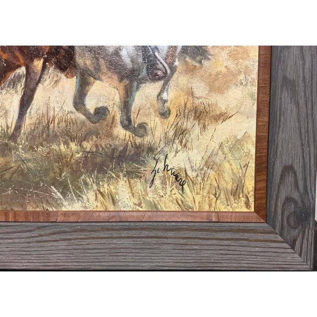 American Harry Schaare (1922-2008) "Wyoming Gunsmoke", 1988 For Sale - Image 3 of 4