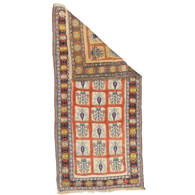 Wool pile rugs, usually scatter formats, woven by the Qashghai tribes of SW Persia (Fars Province), in moderate weave,...