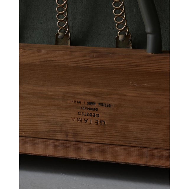 Danish Modern GE7 Daybed in Teak and Rattan attributed to Hans J. Wegner for Getama, 1950s For Sale - Image 14 of 18