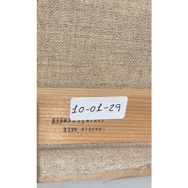 Yellow Madeline Christine Clavier, Whimsical French Folk Art, Naive, Oil Painting Madeline Marie Christine Clavier For Sale - Image 8 of 9