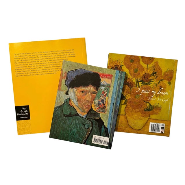 A set of three Vincent Van Gogh art books. Masterpieces in the Van Gogh Museum, softcover, published in 2011, 144 pages....