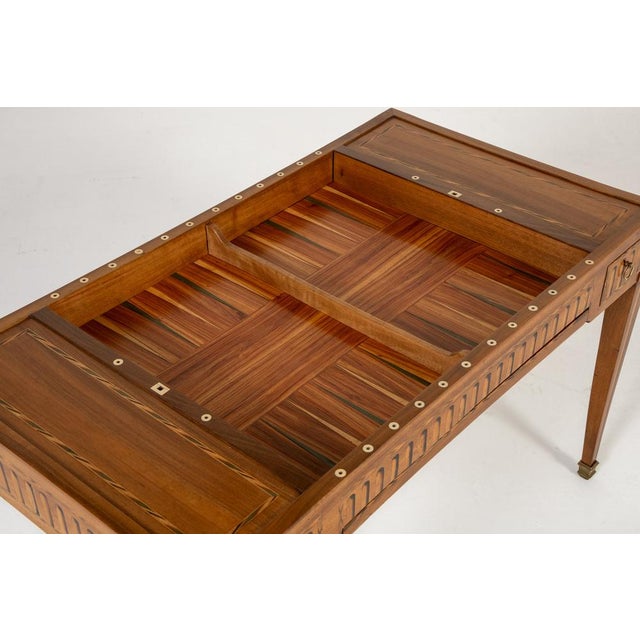 18th Century French Walnut Games Table For Sale - Image 10 of 11