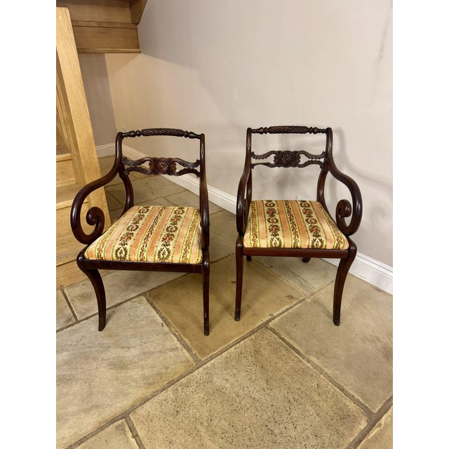 Hollywood Regency Antique Regency Dining Chairs, 1820, Set of 6 For Sale - Image 3 of 10