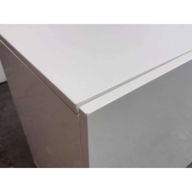 Wood Cb2 Fuel White Credenza For Sale - Image 7 of 12