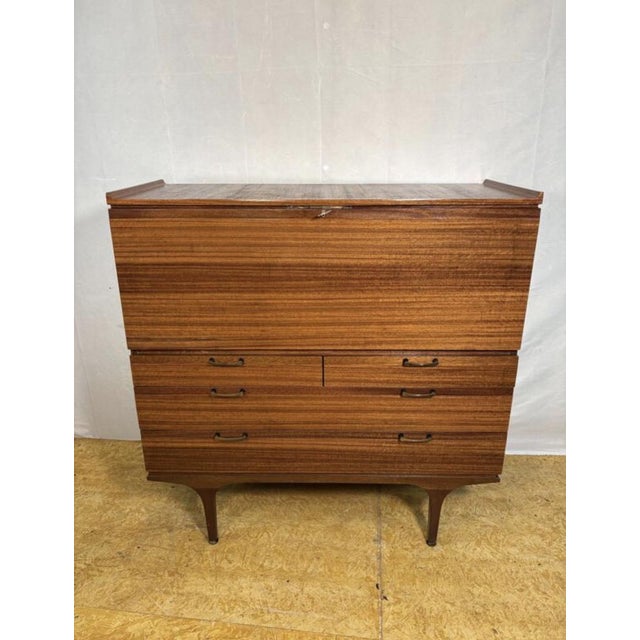 Mid-Century Teak Secretaire from Meredew, 1960s For Sale - Image 9 of 13