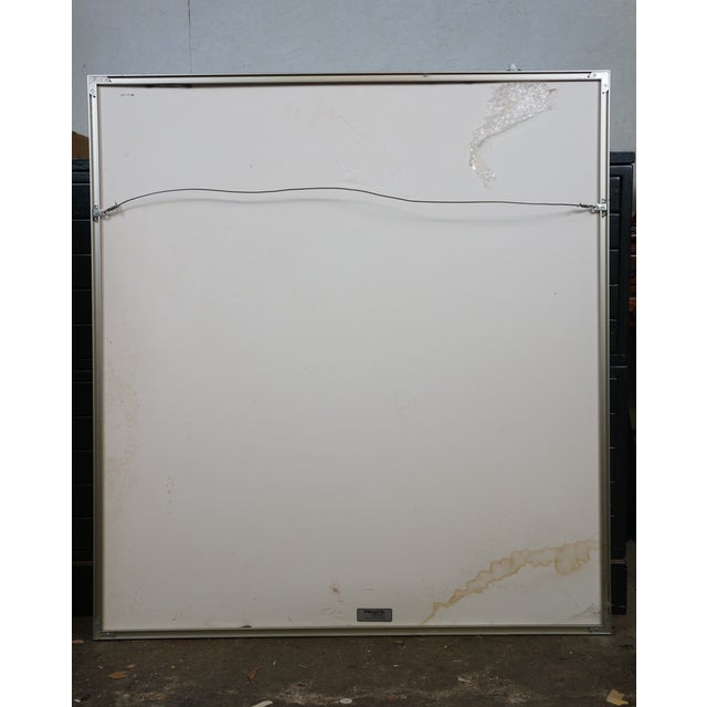 Tom Anderson Modern Mixed Media Abstract Expressionist Art 40" For Sale - Image 14 of 14