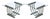 Vintage Mid Century Modern Romeo Rega Style Chrome Arch Side End Tables - A Pair For Sale