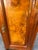 Victorian Antique Victorian Style Walnut Burled Wood Narrow Bedside Cabinet For Sale - Image 3 of 14