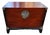 1970s Asian Inspired Cedar Lined Storage Trunk Side Table or Coffee Table For Sale